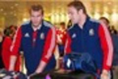 Leicester Tigers' Aussie Julian Salvi salutes Lions